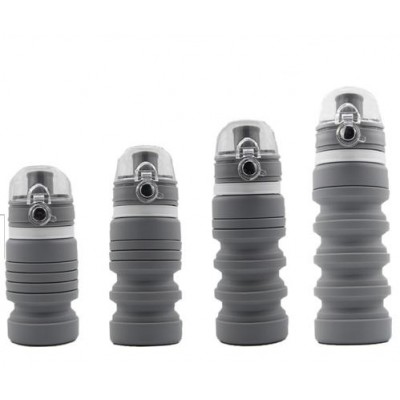 Portable Silicone Collapsible Water Bottle